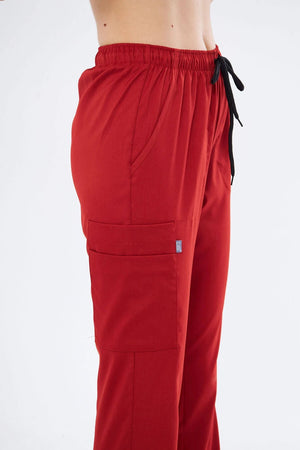 N O V A | Kiremit Premium Likralı Üniforma Takımı - Class Üniforma hemşire formaları, medikal önlükler