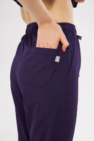 Classic - Mor Kadın Likralı Üniforma Takımı - Class Üniforma hemşire formaları, medikal önlükler