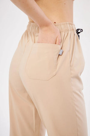 Classic - Bej Kadın Likralı Üniforma Takımı - Class Üniforma hemşire formaları, medikal önlükler