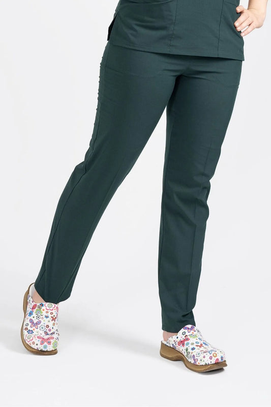 Classic - Avcı Yeşili Kadın Pantolon – Likralı Tek Alt