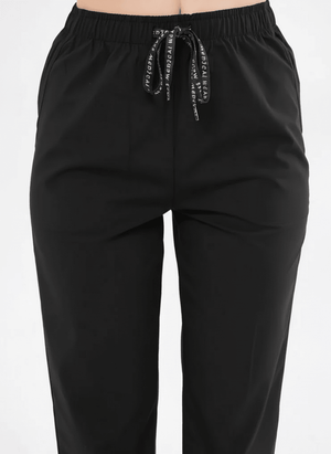 Classic - Siyah Erkek Pantolon – Likralı Tek Alt - Class Üniforma hemşire formaları, medikal önlükler