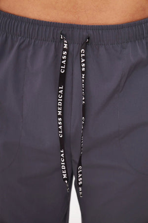 Classic - Antrasit Erkek Likralı Üniforma Takımı - Class Üniforma hemşire formaları, medikal önlükler