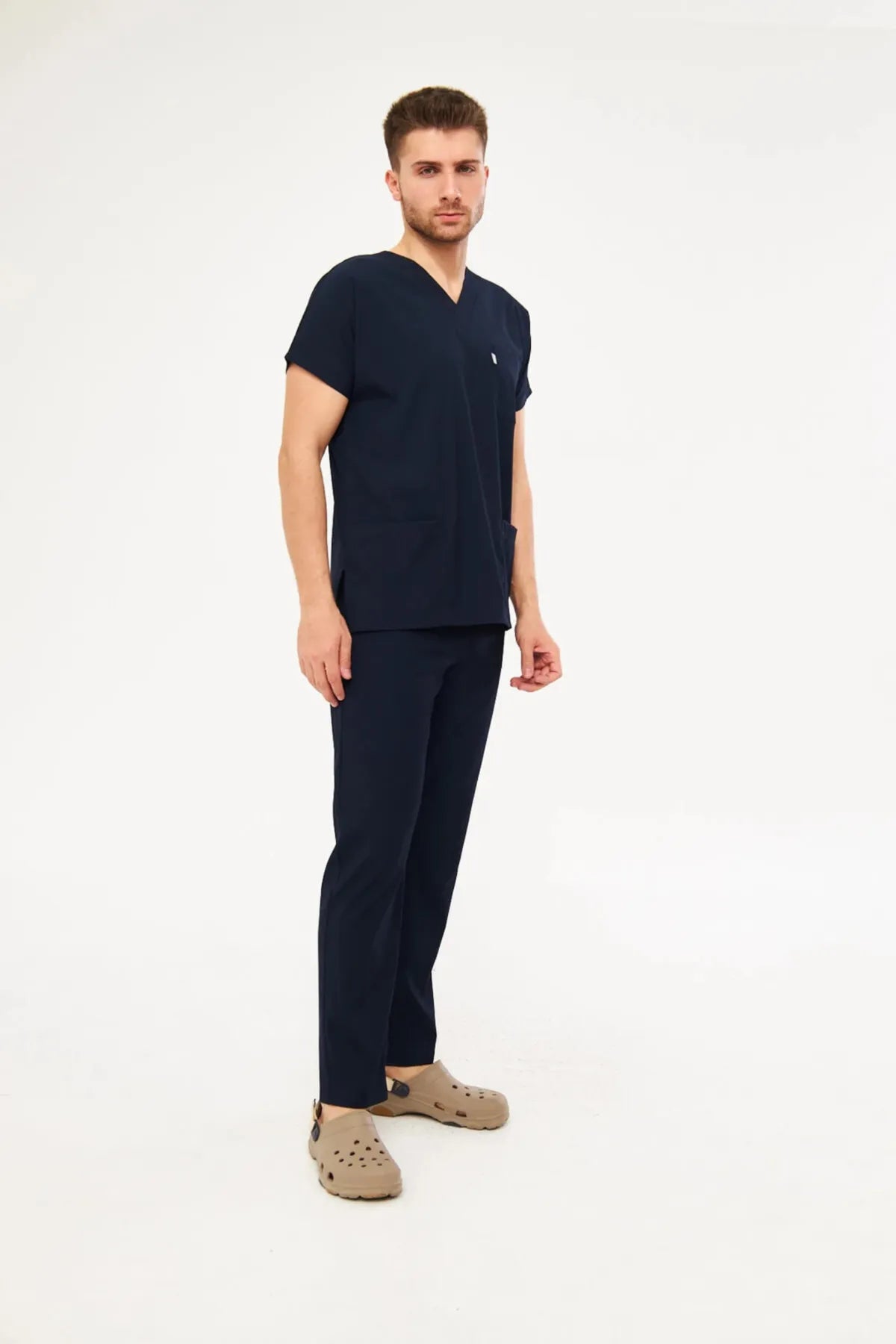 Classic - Lacivert Erkek Pantolon –  Likralı Tek Alt