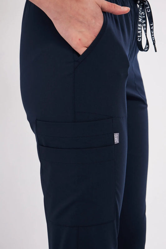 N O V A | Lacivert Kadın Pantolon – Likralı Tek Alt