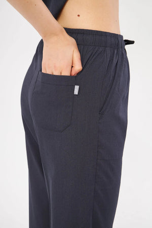 Classic - Antrasit Kadın Likralı Üniforma Takımı - Class Üniforma hemşire formaları, medikal önlükler