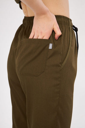 Classic - Haki Kadın Likralı Üniforma Takımı - Class Üniforma hemşire formaları, medikal önlükler