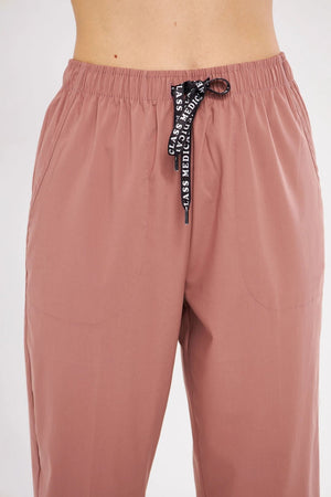 Classic - Gül Kurusu Kadın Likralı Üniforma Takımı - Class Üniforma hemşire formaları, medikal önlükler