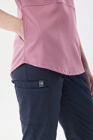 N O V A | Pudra Füme Premium Likralı Üniforma Takımı - Class Üniforma hemşire formaları, medikal önlükler