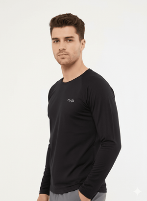 Erkek Body (Underscrubs) - Siyah - Class Üniforma hemşire formaları, medikal önlükler