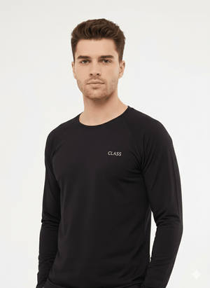 Erkek Body (Underscrubs) - Siyah - Class Üniforma hemşire formaları, medikal önlükler