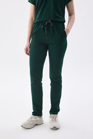 Classic - Avcı Yeşili Kadın Pantolon – Likralı Tek Alt - Class Üniforma hemşire formaları, medikal önlükler