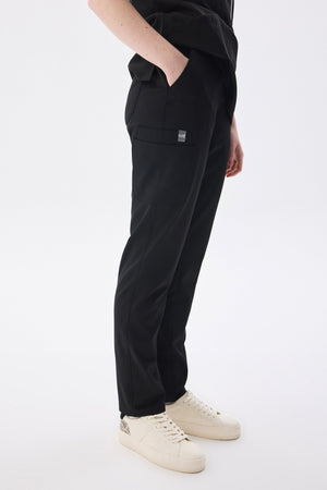 K I E V | Siyah Lüks Likralı Hemşire Üniforması - Class Üniforma hemşire formaları, medikal önlükler