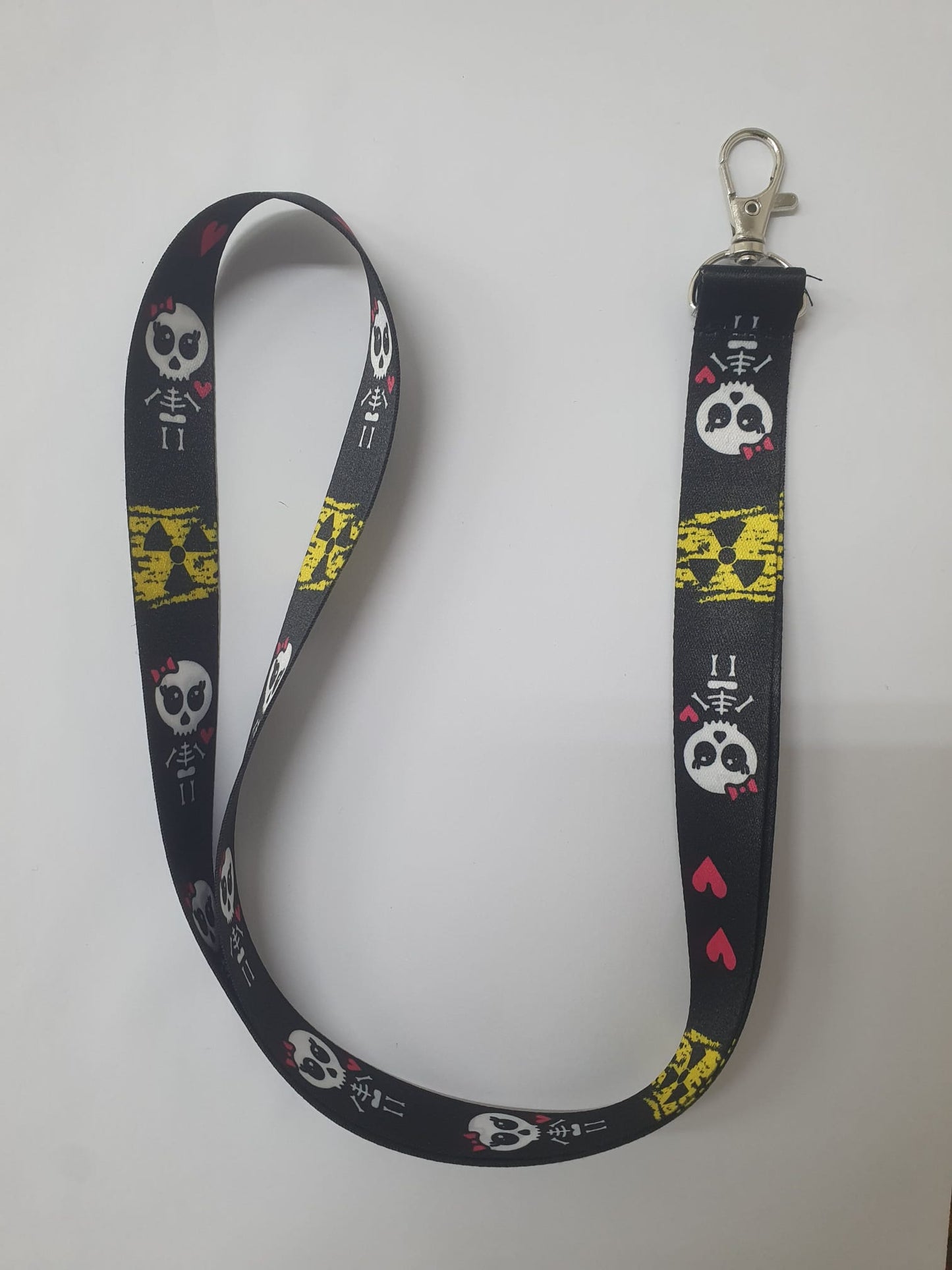 Boyun İpi Kartlığı | Siyah Tehlike Renkli Desenli Sağlık ve Kurumsal Kullanım