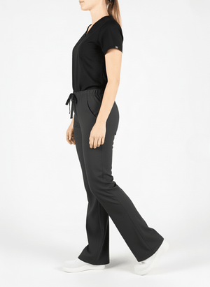 Kadın Antrasit Likralı İspanyol Pantolon - Class Üniforma hemşire formaları, medikal önlükler