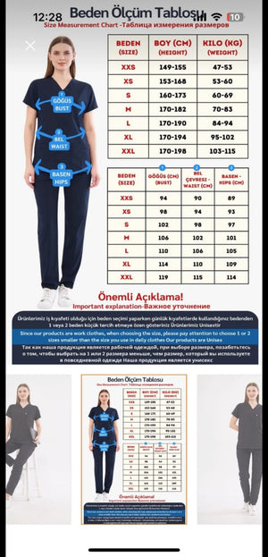 Classic - SiyahLikralı Üniforma BATMAN ÜNİ ÖZEL LOGO - Class Üniforma hemşire formaları, medikal önlükler