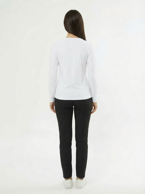 Kadın Body (Underscrubs) - Beyaz - Class Üniforma hemşire formaları, medikal önlükler