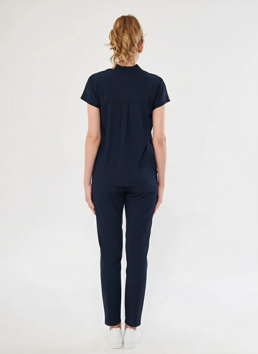 N O V A | Lacivert Premium Likralı Üniforma Takımı