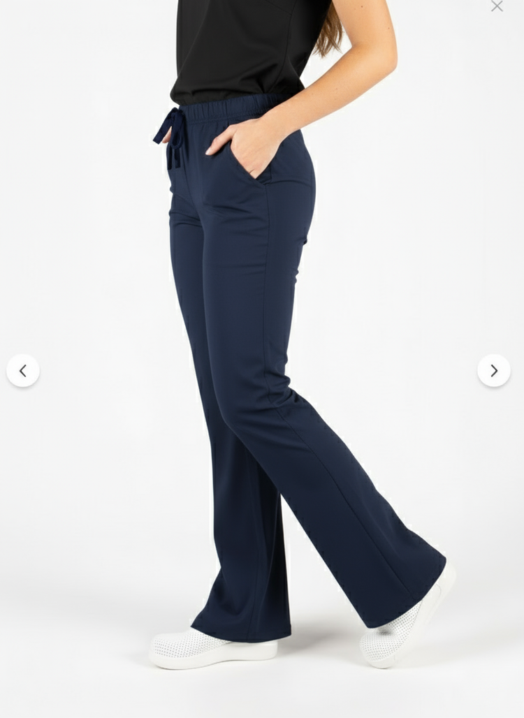 İspanyol Paça Scrubs Pantolon