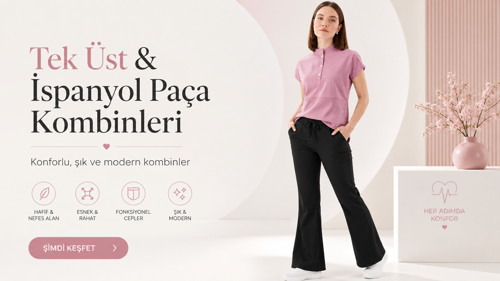 Tek Üst & İspanyol Paça Kombin Önerileri