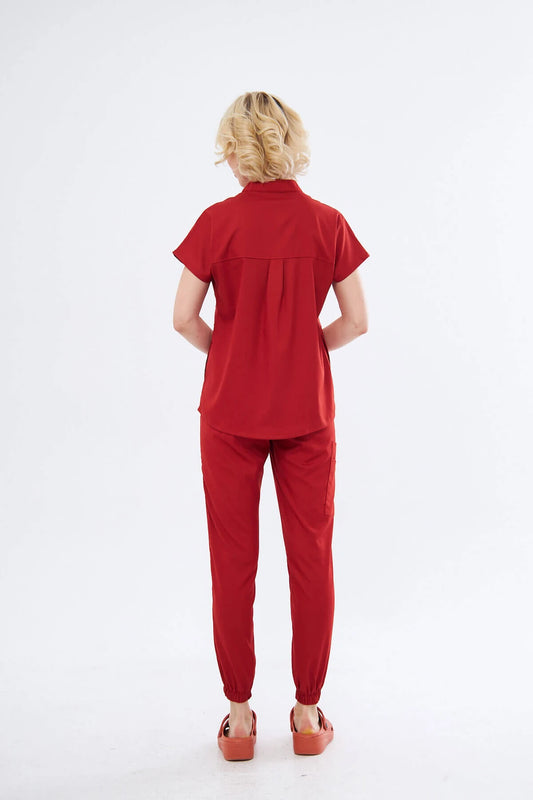 N O V A | Kiremit Premium Likralı Üniforma Takımı