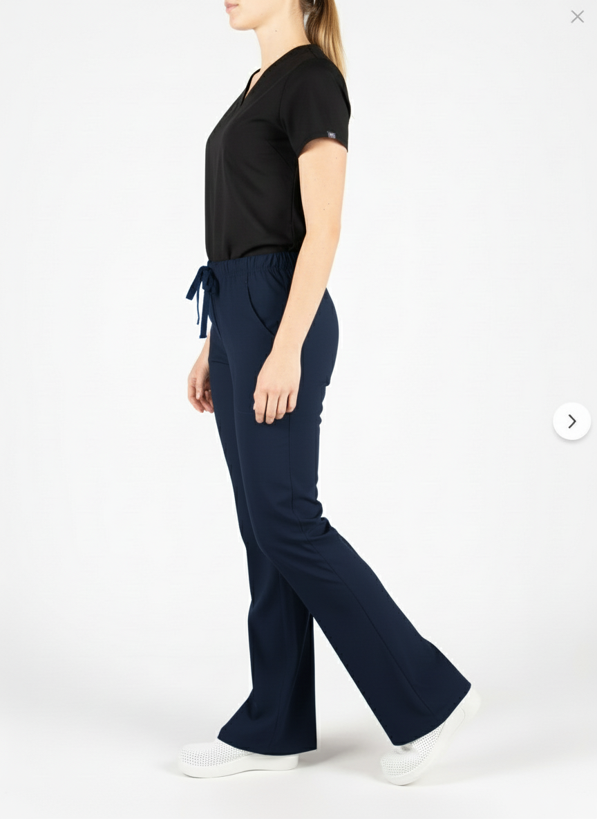 Kadın Lacivert Likralı İspanyol Pantolon