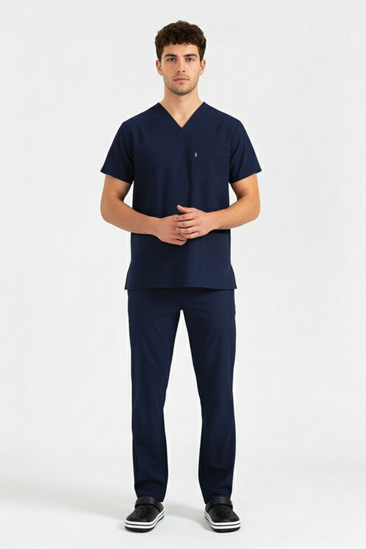 Classic - Lacivert Erkek Pantolon –  Likralı Tek Alt