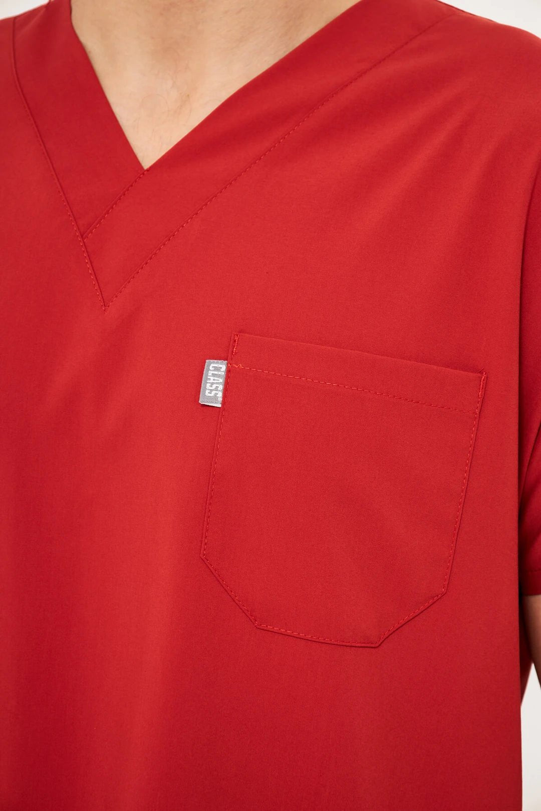 Classic - Kiremit Erkek Likralı Üniforma Takımı - Class Üniforma hemşire formaları, medikal önlükler