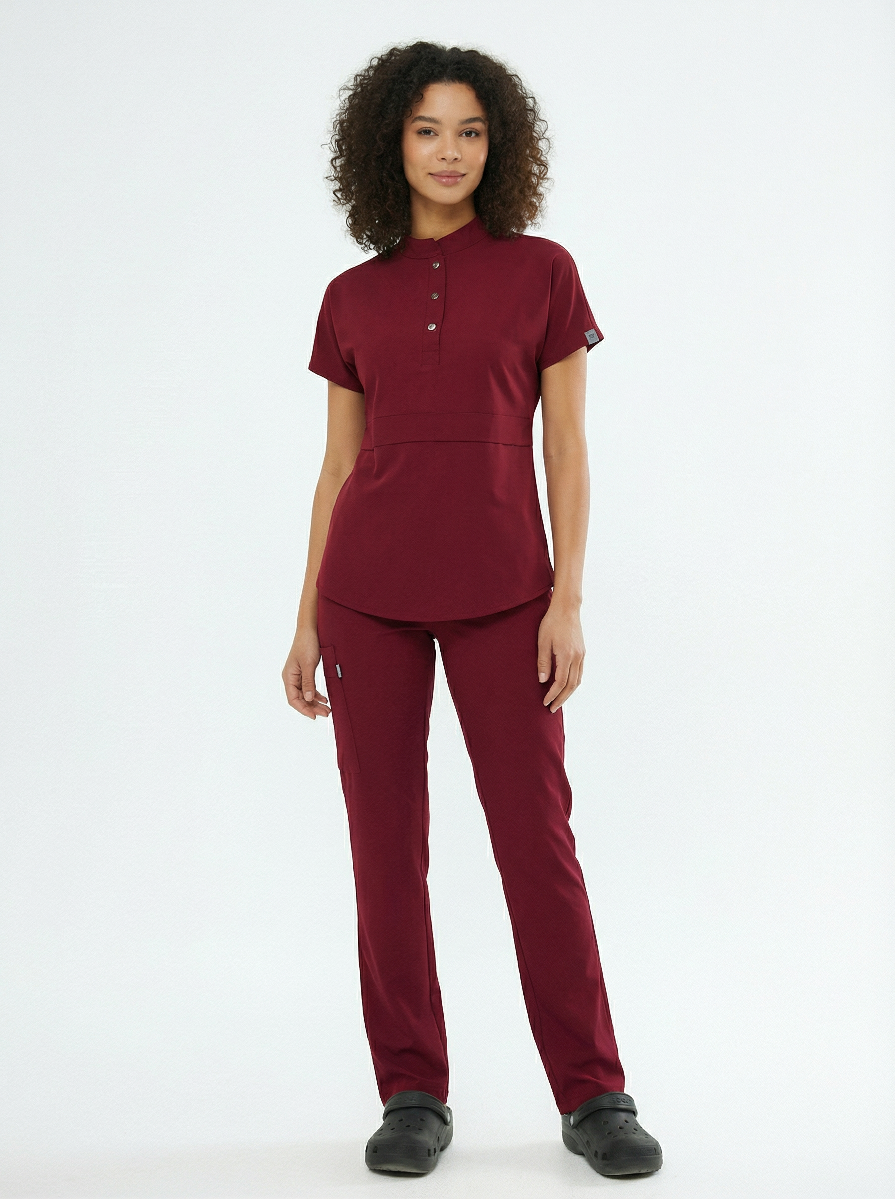 N O V A | Bordo Premium Likralı Üniforma Takımı