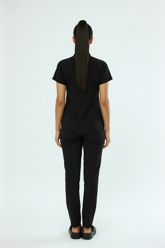 N O V A | Siyah Premium Likralı Üniforma Takımı