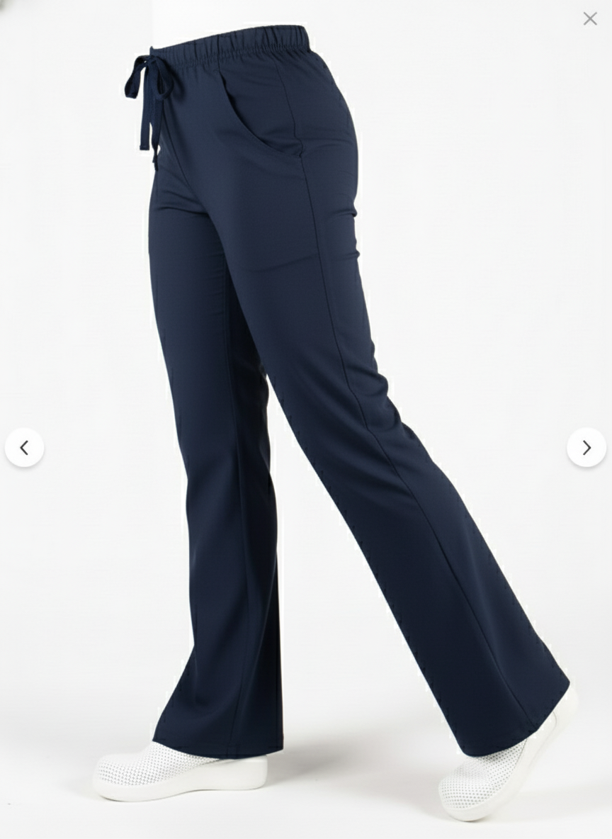 Kadın Lacivert Likralı İspanyol Pantolon