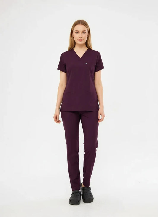 Outlet Classic | Mürdüm Unisex Likralı Üniforma Takımı