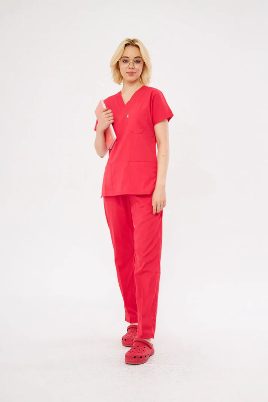 Outlet Classic | Nar Çiçeği Unisex Likralı Üniforma Takımı