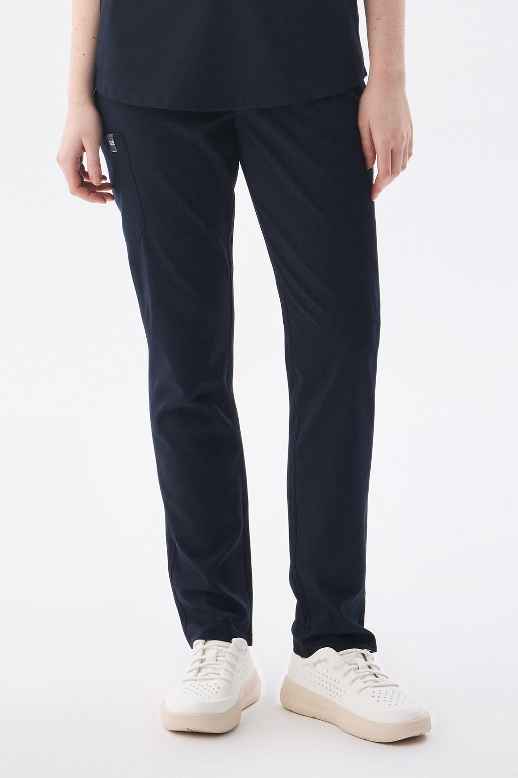 N O V A | Lacivert Kadın Pantolon –  Likralı Tek Alt