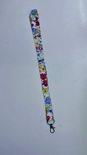 Boyun İpi |Çiçek Desenli Sağlık ve Kurumsal Kullanım - Class Üniforma hemşire formaları, medikal önlükler