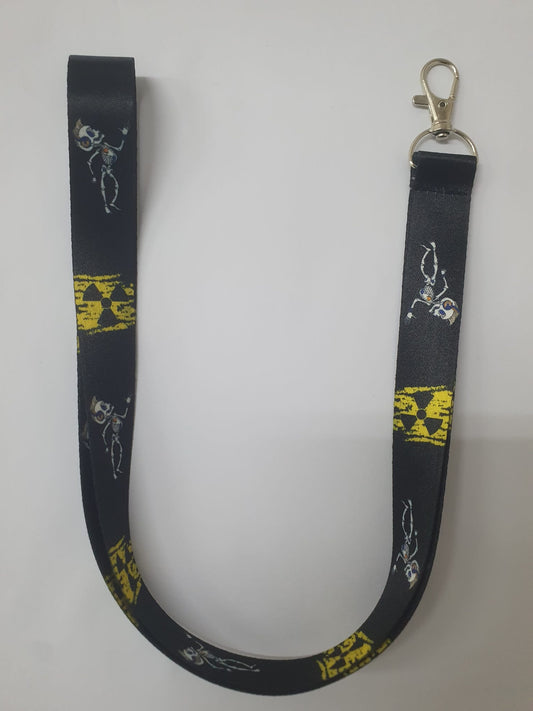 Boyun İpi Kartlığı | Siyah Tehlike 2 Renkli Desenli Sağlık ve Kurumsal Kullanım