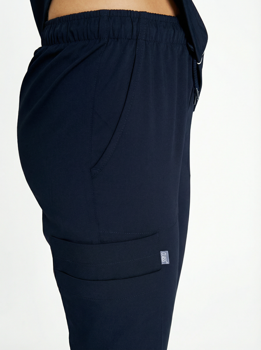 S P O R T | Lacivert Premium Likralı Hemşire Üniforma Takım