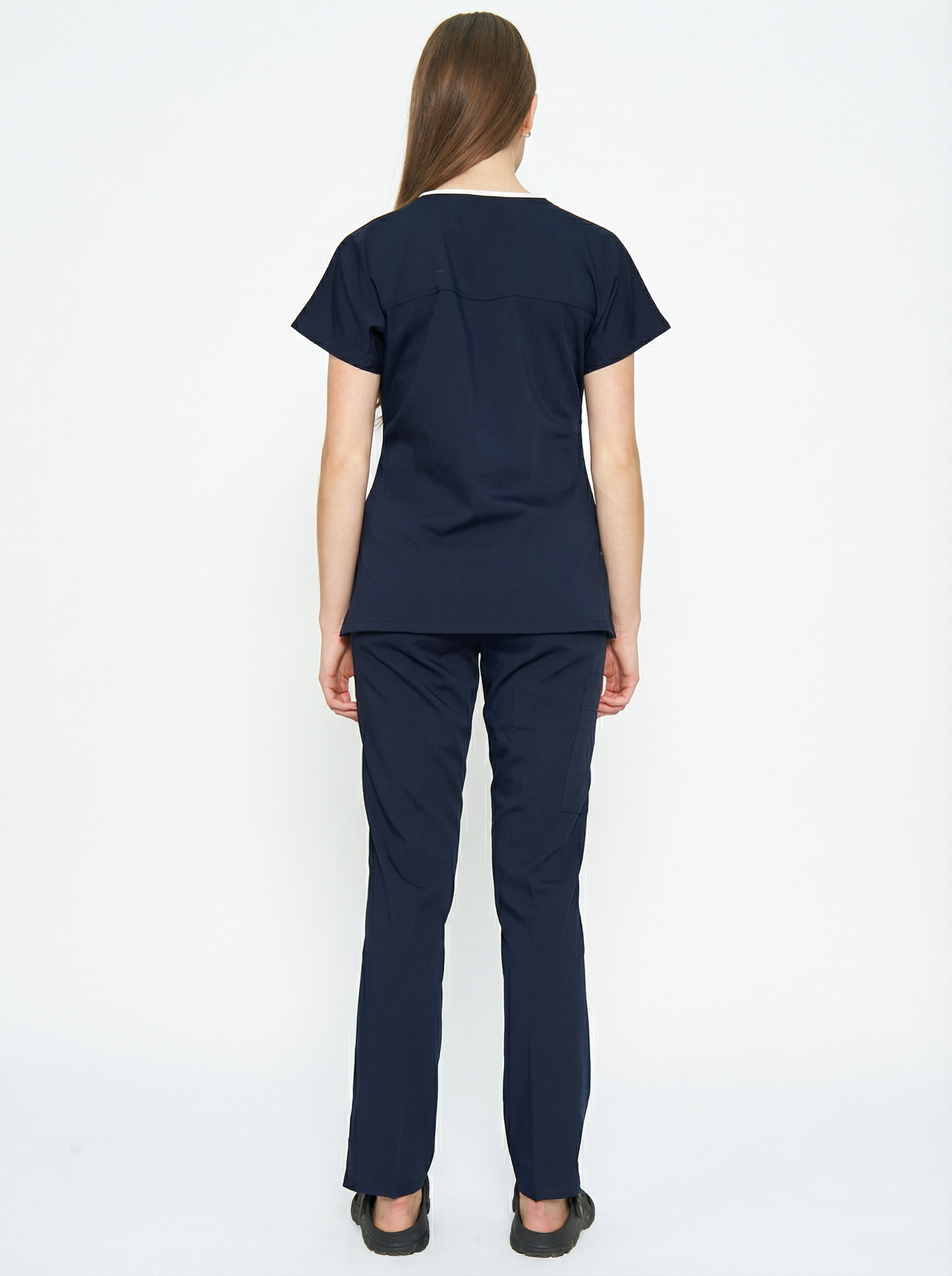 S P O R T | Lacivert Premium Likralı Hemşire Üniforma Takım