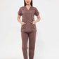 Classic - Brown Unisex Lycra Uniform Set