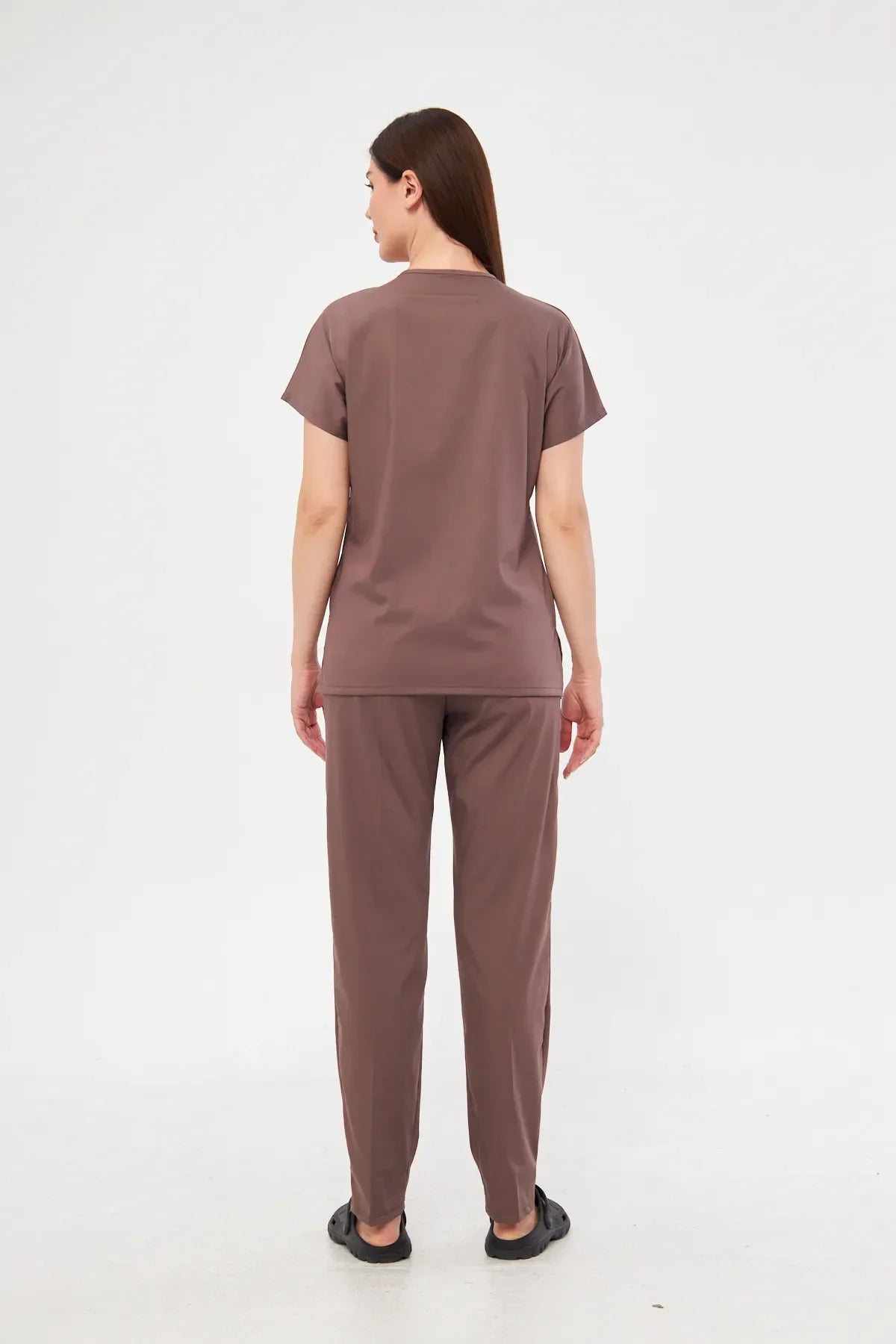 Classic - Brown Unisex Lycra Uniform Set