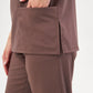 Classic - Brown Unisex Lycra Uniform Set
