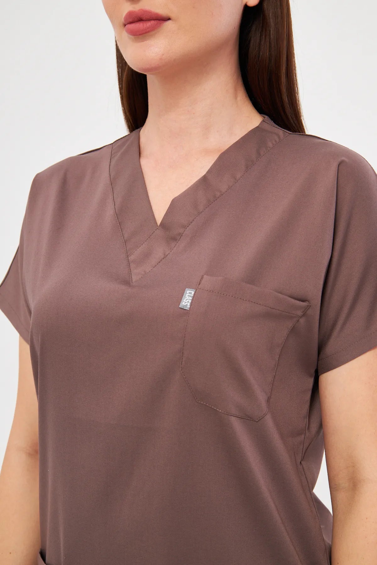 Classic - Brown Unisex Lycra Uniform Set