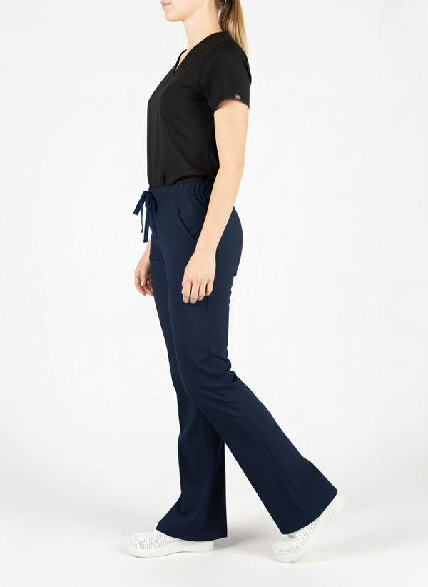 Kadın Lacivert Likralı İspanyol Pantolon