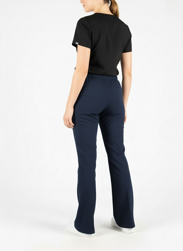 Kadın Lacivert Likralı İspanyol Pantolon