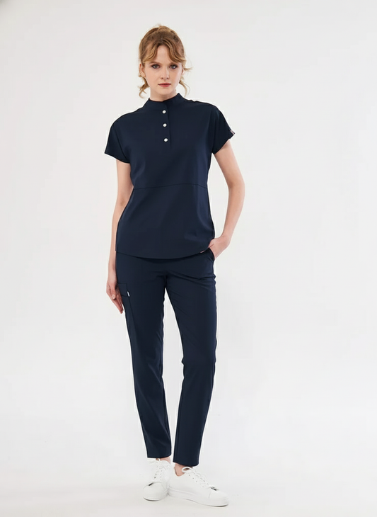 N O V A | Lacivert Premium Likralı Üniforma Takımı